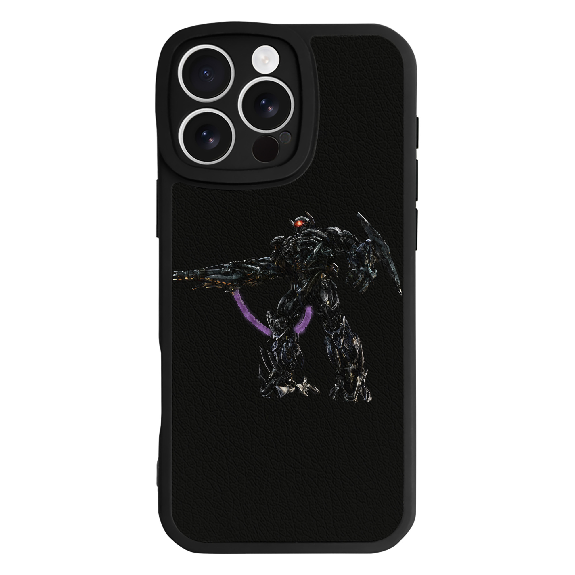 （画像用） Transformers トランスフォーマー 【iPhone 16シリーズ対応】シリコンスマホケース（レザー調） 材質：シリコン